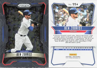 Ben Zobrist — 2026 Panini Prizm