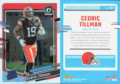 Cedric Tillman 2023 Panini Donruss Optic