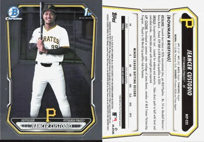 Jeancer Custodio — 2026 Topps Bowman Chrome