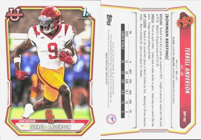 Terrell Anderson — 2026 Topps Bowman