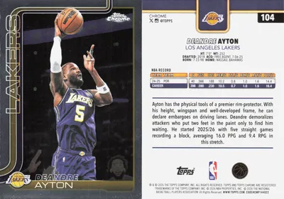 DeAndre Ayton card