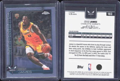 Sion James card
