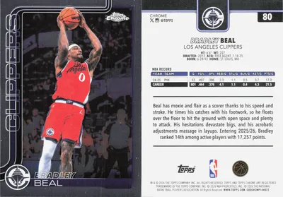 Bradley Beal — 2025 Topps Chrome