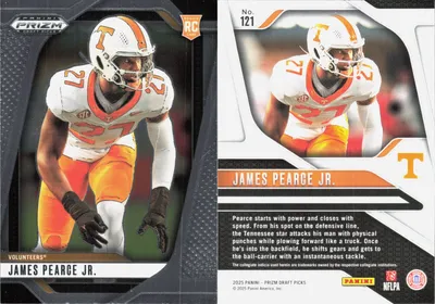 James Pearce Jr. 2025 Panini Prizm Draft Picks