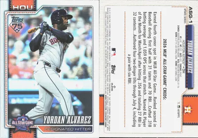 Yordan Alvarez 2026 Topps Update Series