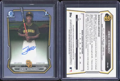 Joniel Hernandez — 2026 Topps Bowman Chrome