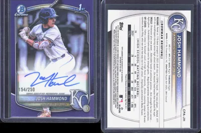 Josh Hammond — 2025 Topps Bowman Chrome Purple Refractor